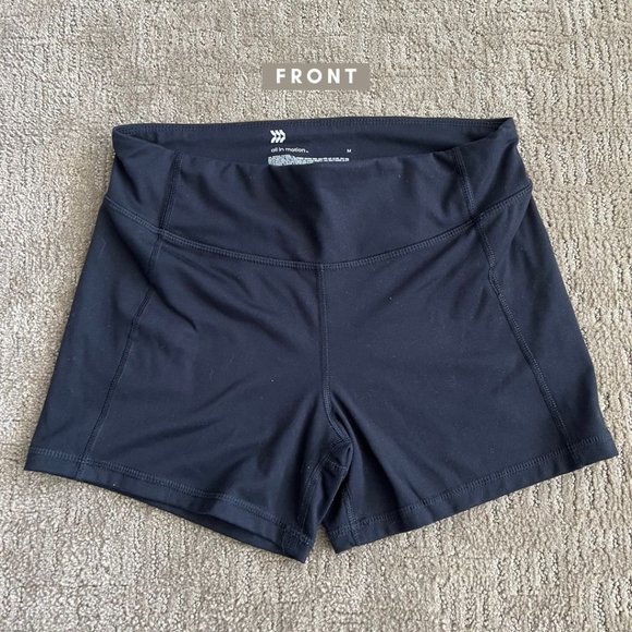 All in Motion Black Athletic Shorts - Picture 1 of 3
